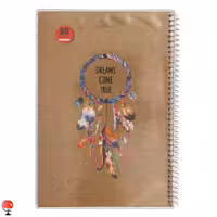 دفتر مشق 80 برگ سیمی مجلد طرح رویا آپادانا