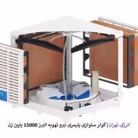 کولر سلولزی پلیمری نیرو تهویه البرز مدل پایین زن 15000