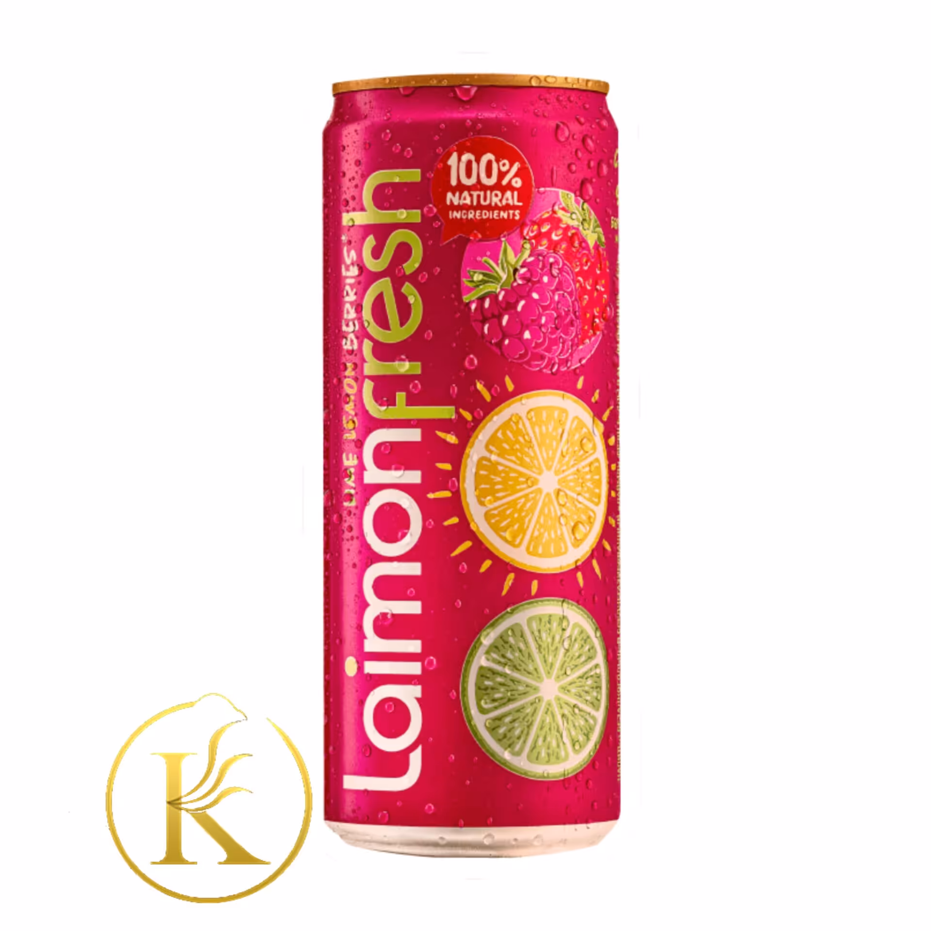 نوشیدنی آبمیوه انواع توت و لیمو لایمون فرش (330 میل) laimon fresh

