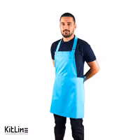 پیشبند ترگال کجراه فیروزه‌ ای پوشاکو