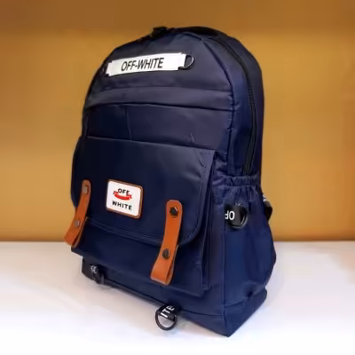 کوله off white سورمه‌ای تیره