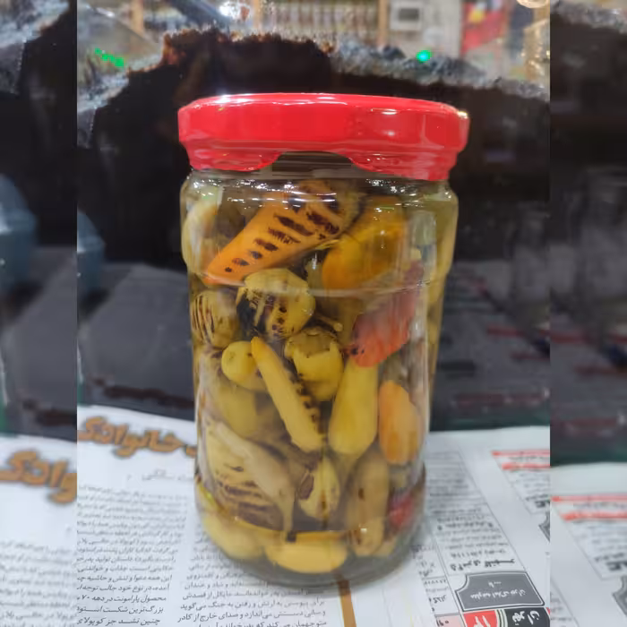 ترشی فلفل مکزیکی گریل شده