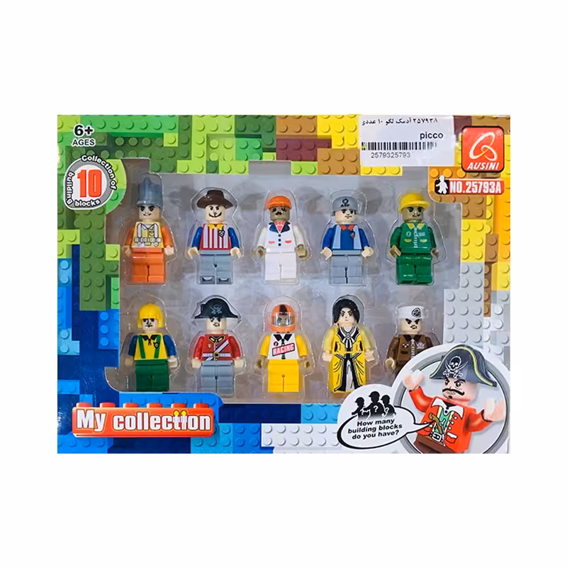 آدمک لگو کودک 10 عددی مدل 25793A