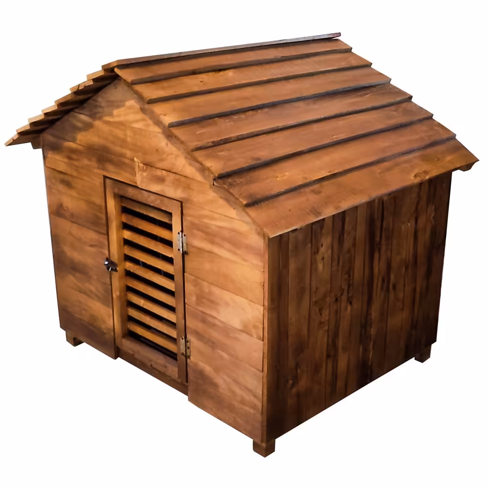 خانه سگ چوبی مدل DH-32 هزینه ارسال پسکرایه