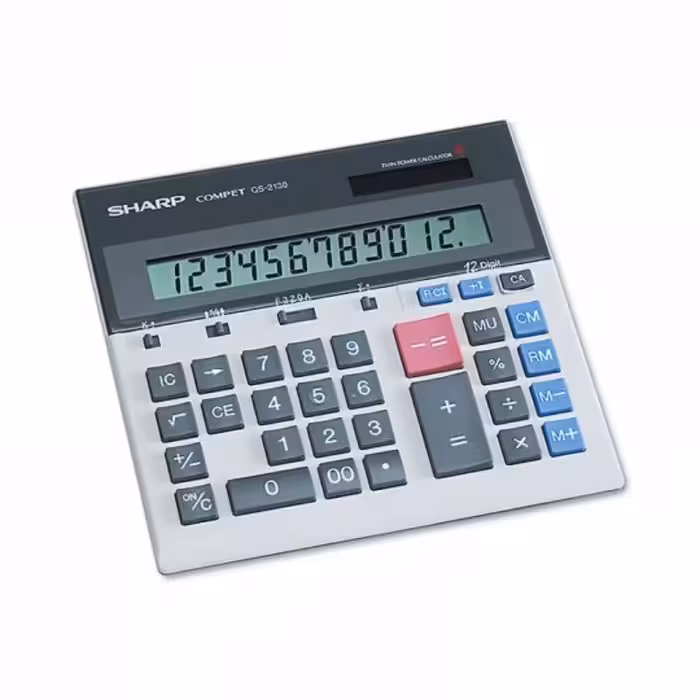 ماشین حساب 2130 شارپ با گارانتی 1 ساله

