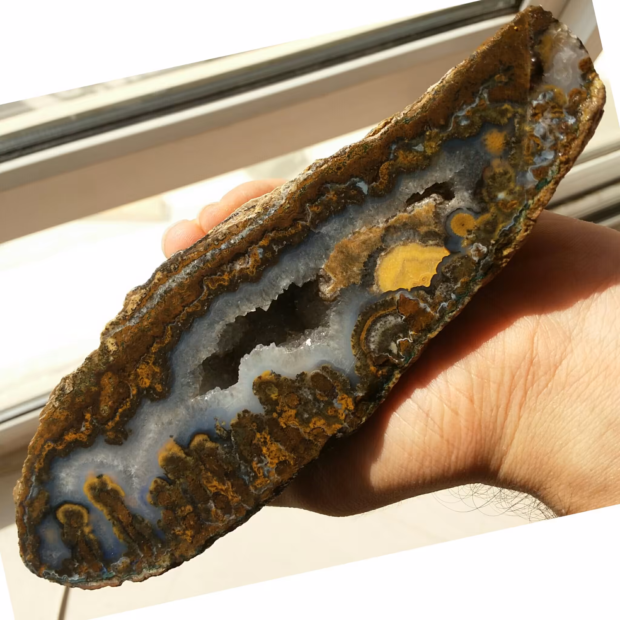 اسلایس سنگ راف غولپیکر عقیق منظره توپی تو خالی پر بلور محشر خااااااااااص دیدنی