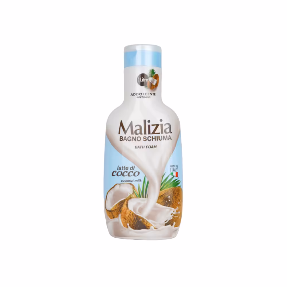شامپو بدن مالیزیا مدل coconut milk حجم 1000 میلی لیتر - فروشگاه تخصصی محصولات پوست و مو تیراژه