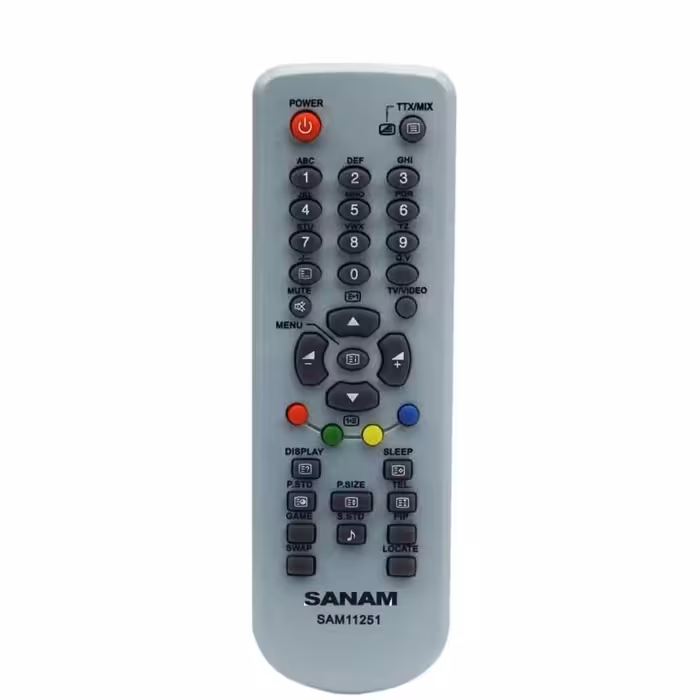 کنترل تلوزیون قدیمی صنام وایکس ویژن ارسال رایگان 