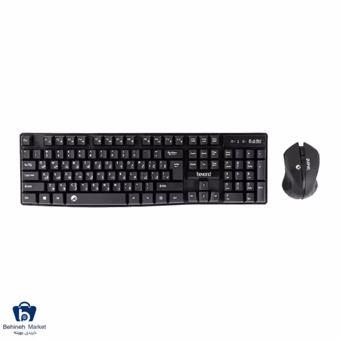 کیبورد و ماوس بی سیم بیاند مدل COMBO BMK-8282 RF