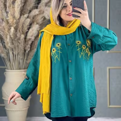 مانتو گلدوزی بابوس 418