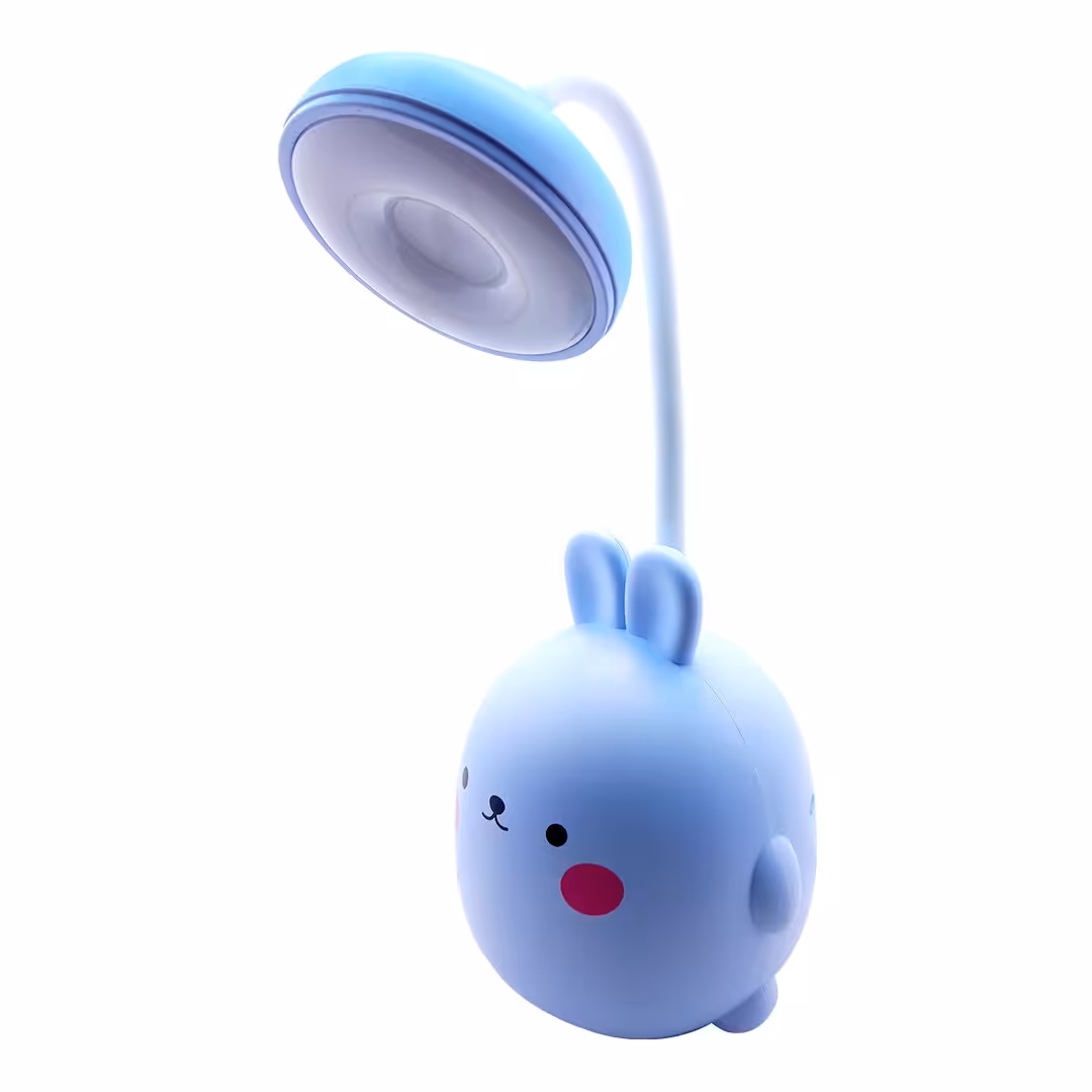 چراغ مطالعه شارژی و جا قلمی مدل مولانگ رنگ آبی