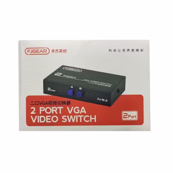 سوییچ VGA دو پورت مدل FJ-15-2 
