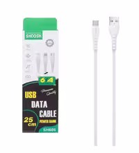 کابل فست شارژ پاوربانک Type-C شوش مدل SH601
