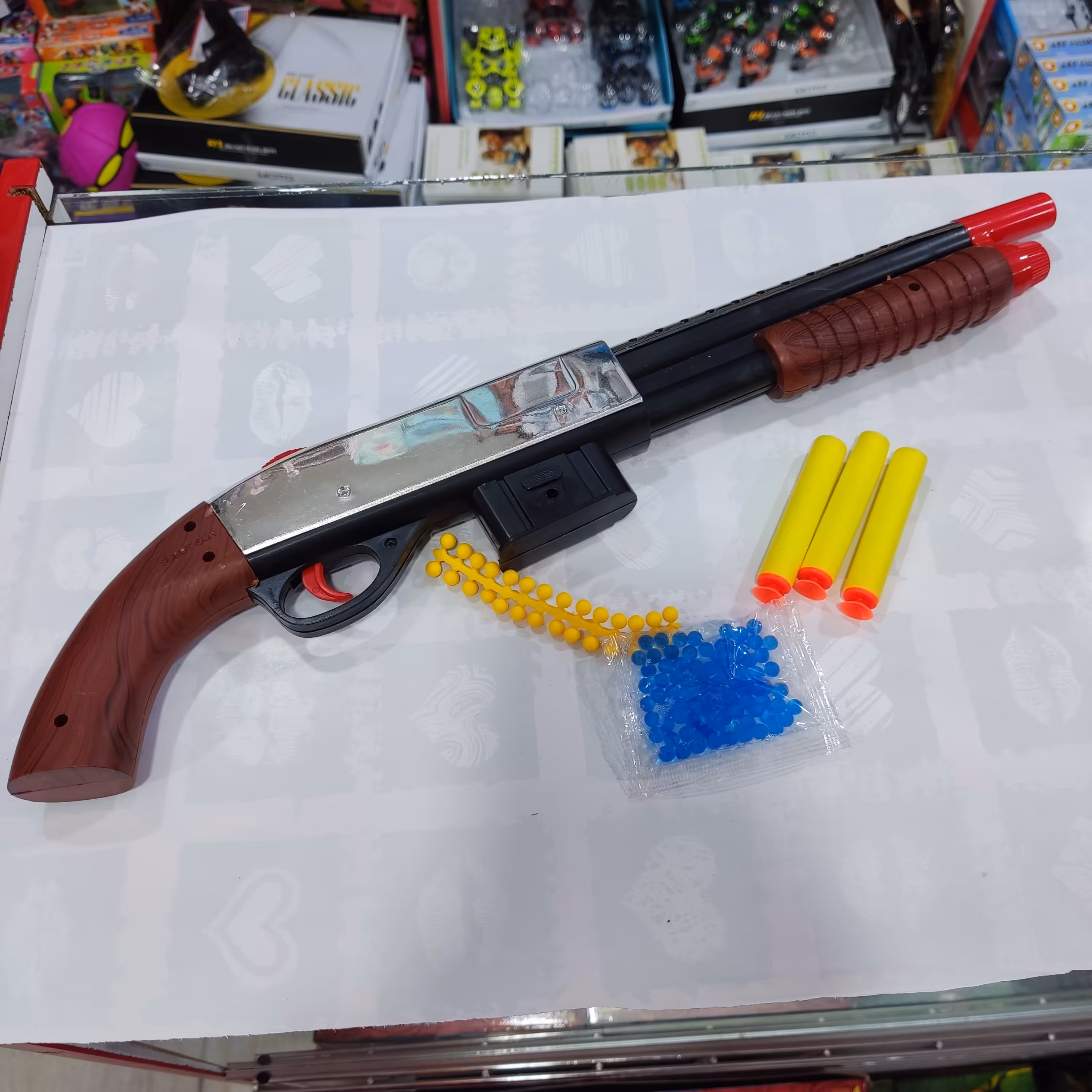 اسباب بازی تفنگ شاتگان 3 مدل تیر