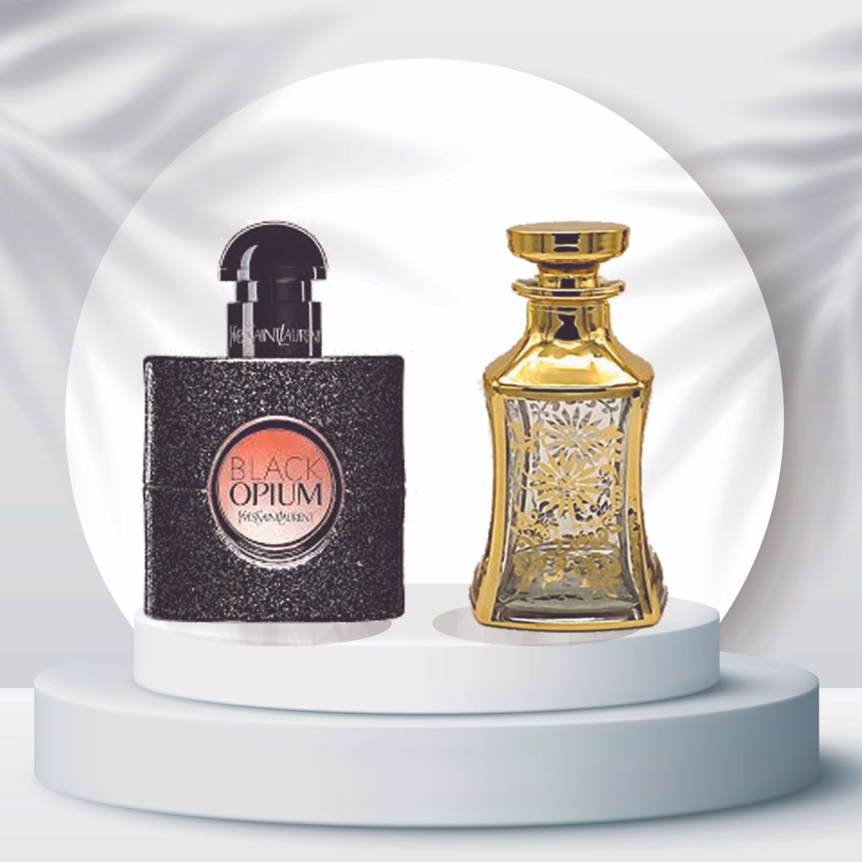 عطر بلک اپیوم ایو سن لورن -30 میل - اسانس خالص و بدون الکل ژیوادن - Black opium