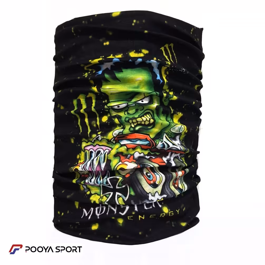 دستمال سرو گردن اسکارف Scarf طرح مانستر Monsrer