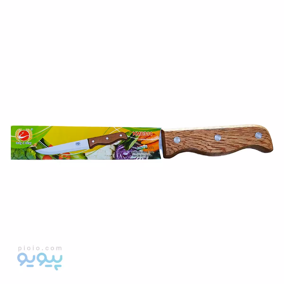 چاقو آشپزخانه دسته هلالی کد XM6314 تک و عمده