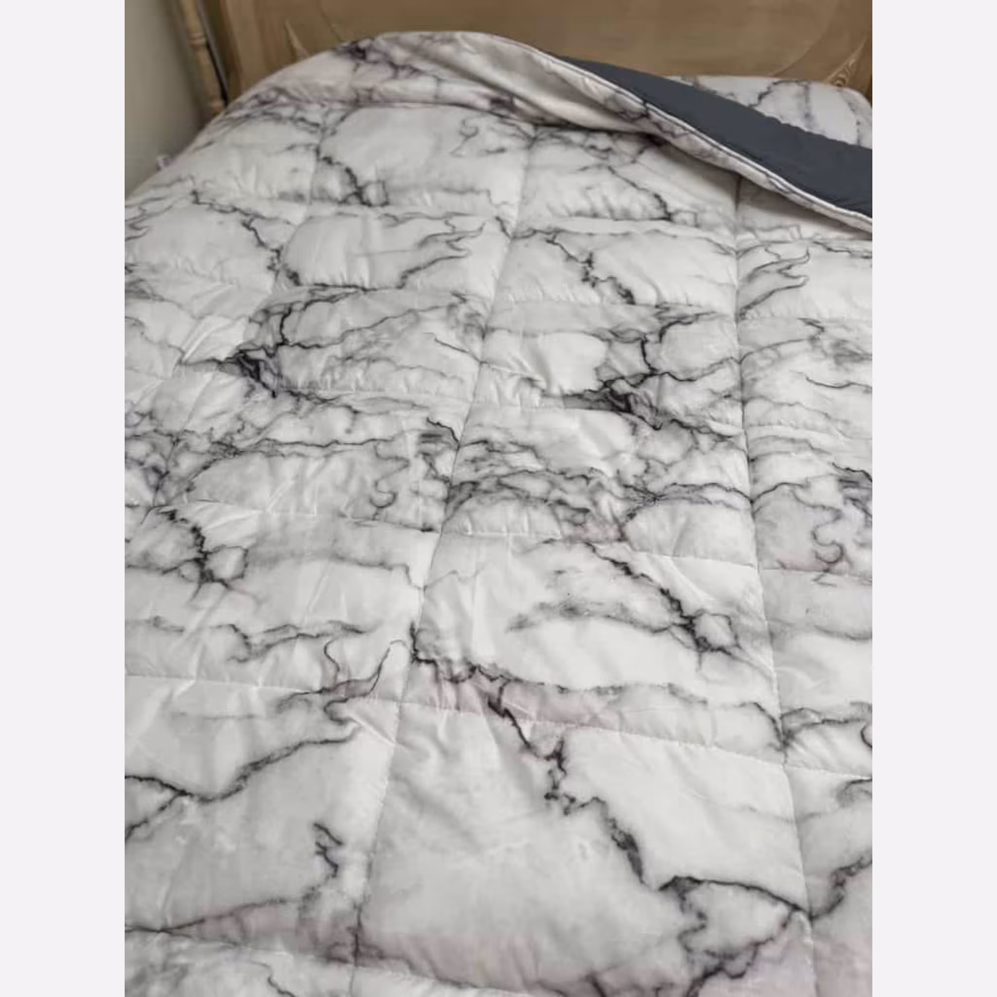 روتختی دونفره طرح ماربل2 برواگالری با جنس نخ پنبه و دوخت و کیفیت درجه یک