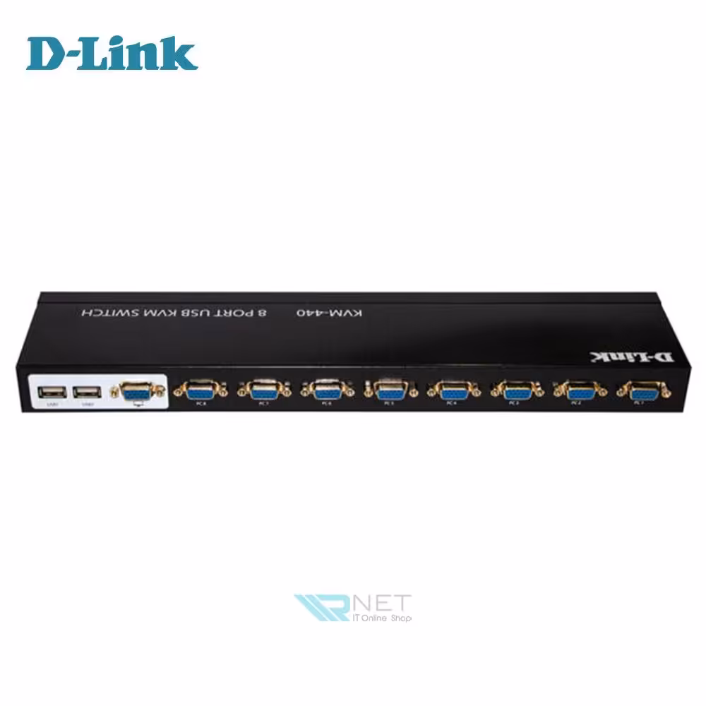 سوئیچ 8 پورت KVM دی لینک KVM-440