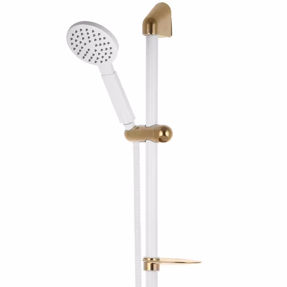 علم یونیکا تک کاره سفید طلایی گرد