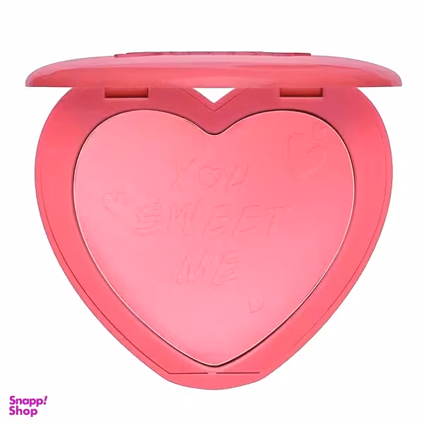 رژگونه آرت اسکین مدل قلب رنگ گلبهی کد b44