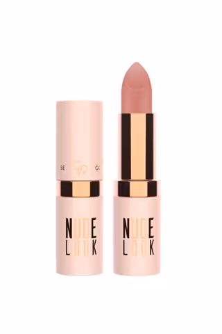 رژ لب جامد مات گلدن رز مدل Nude Look کد 02