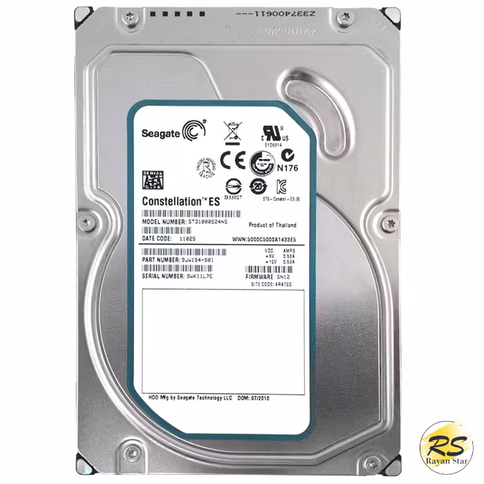 هارد دیسک اینترنال سیگیت ظرفیت 1 ترابایت Seagate HDD 1TB