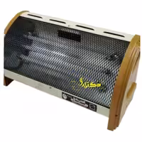 بخاری برقی  مادالکتریک مدل راد فن دار  خوابیده 1800وات پس کرایه