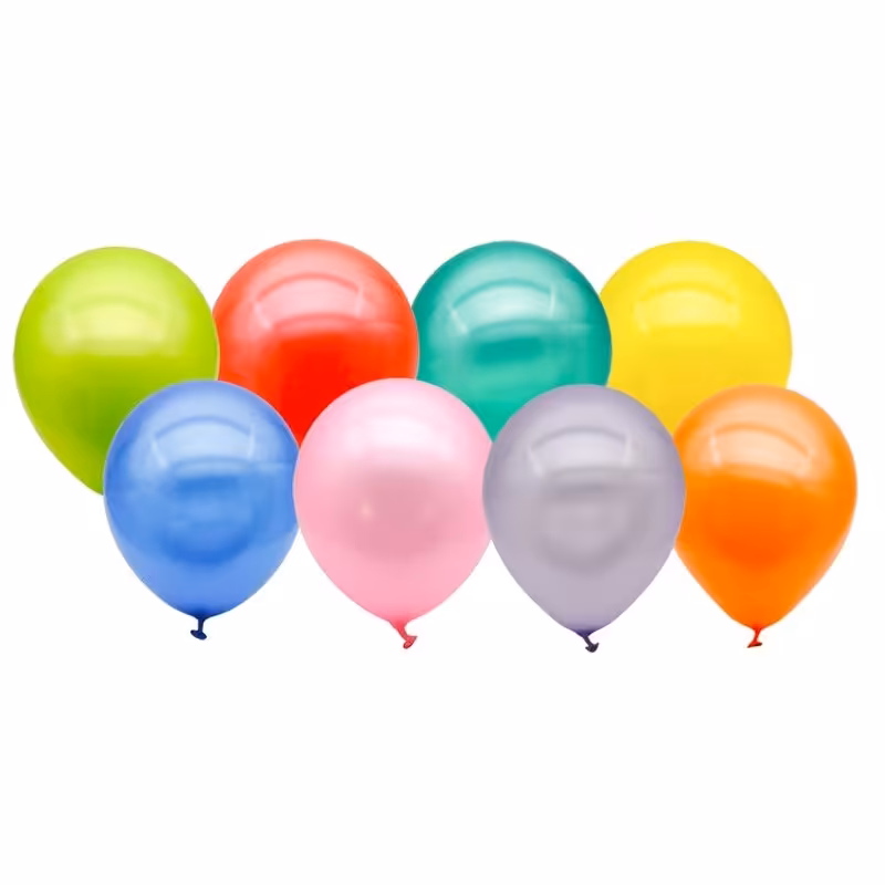 بادکنک رنگی  سایز بزرگ بسته 100 عددی