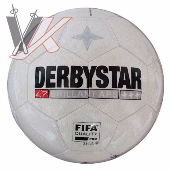 توپ فوتبال سایز 5 پرسی دربی استار asp سفید کد 1901094