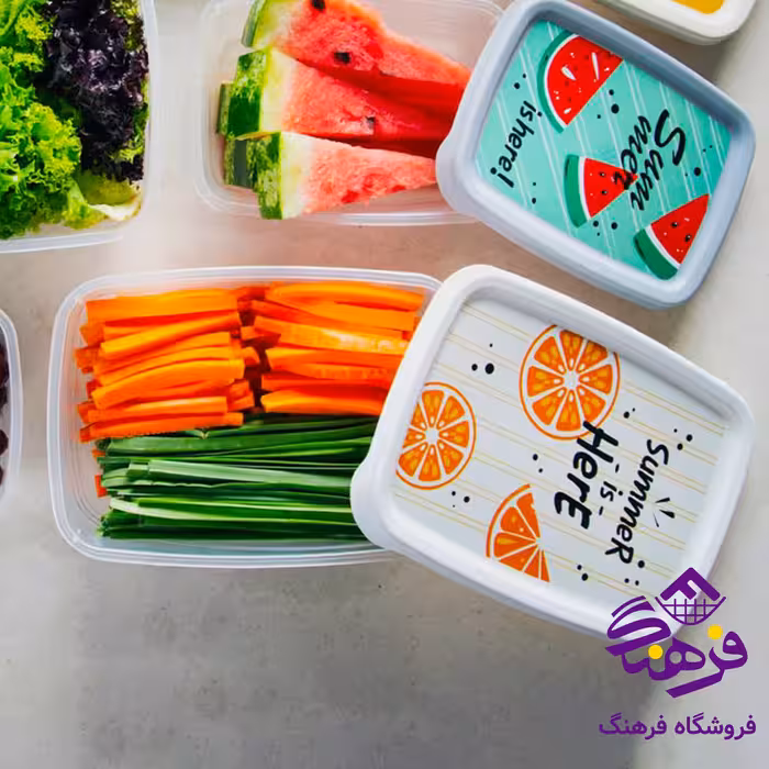 فریزری مارتا طرحدار مستطیل 300میل گلدپلاست