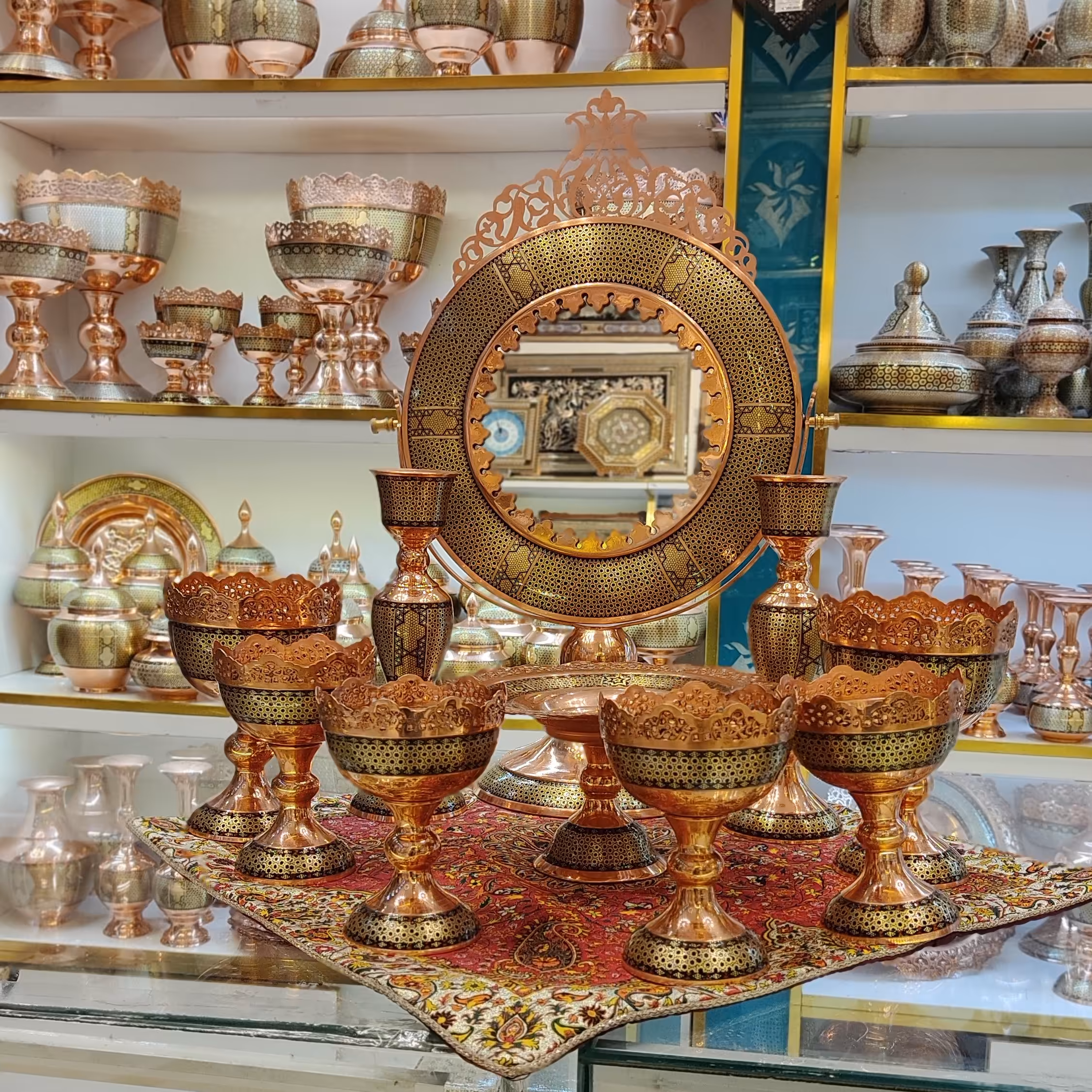 هفت سین خاتم کاری 