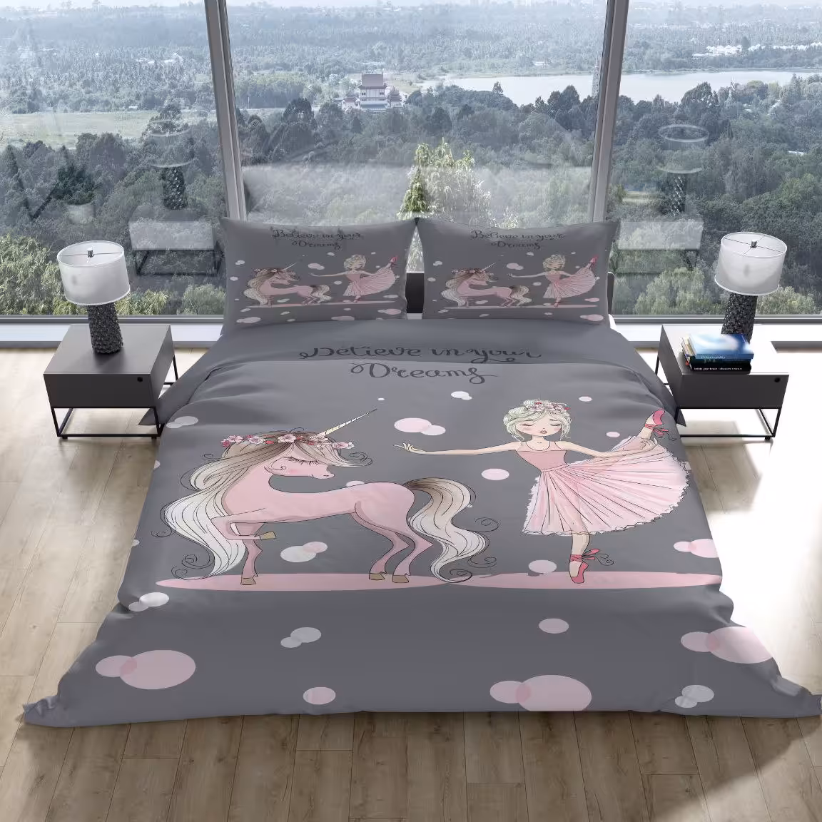 روتختی تک نفره دخترانه طوسی