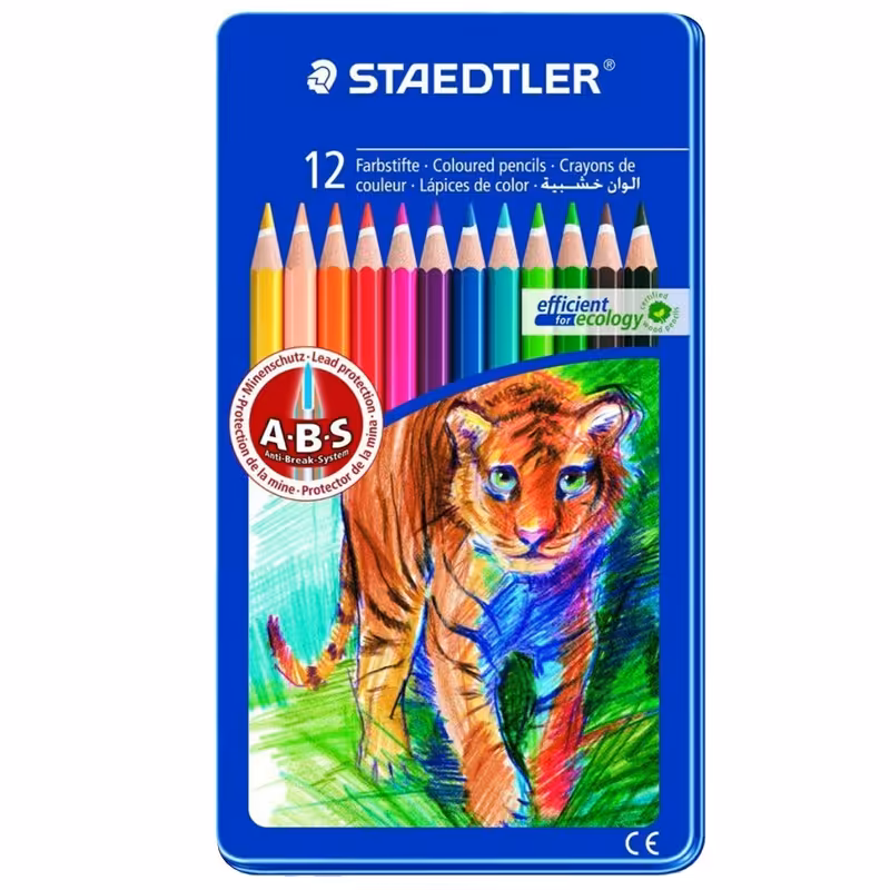 مداد رنگی 12 رنگ استدلر مدل 145AM12