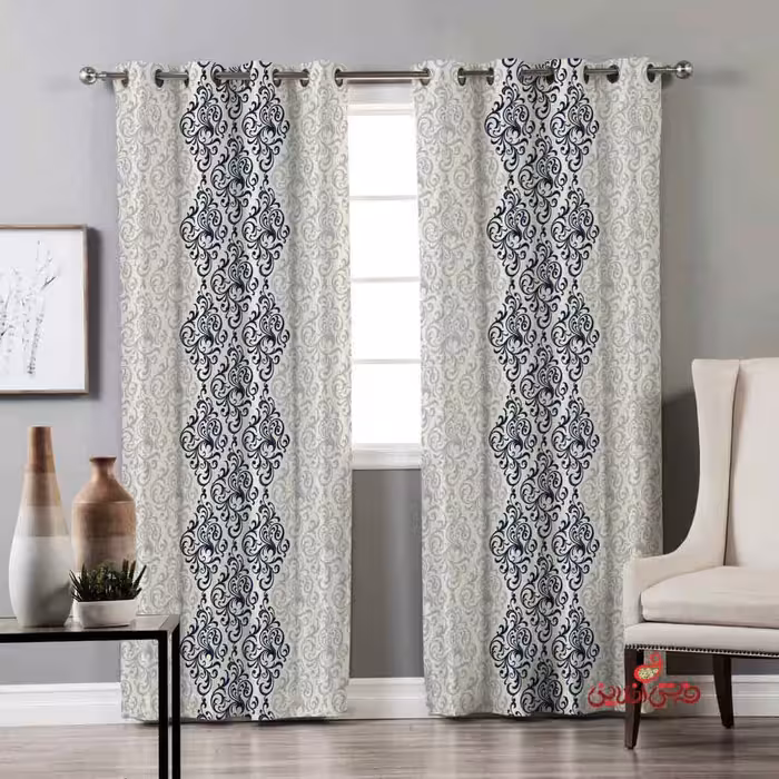 پرده 2عددی سنتی اسلیمی کد 2231