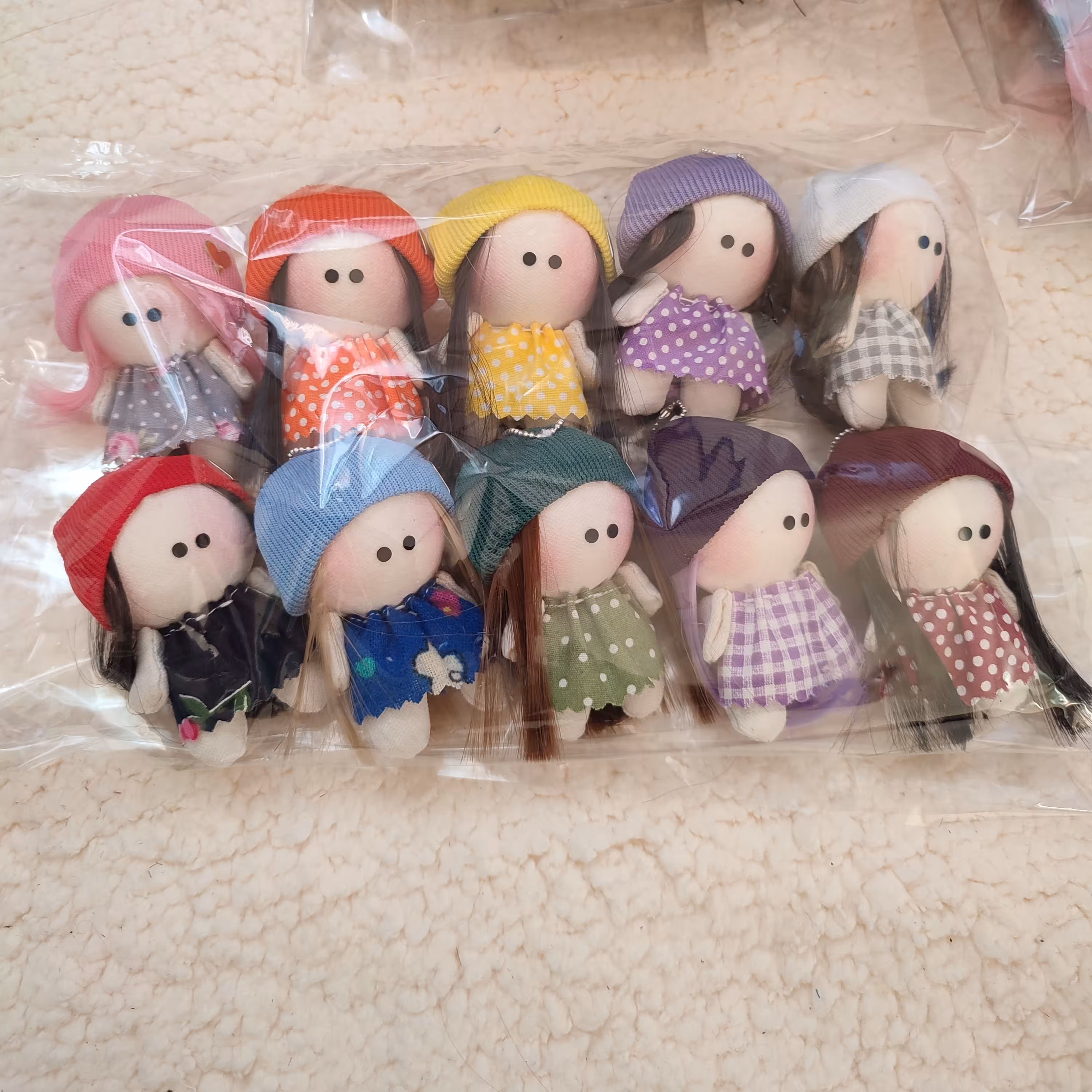 پک ده عددی عروسک روسی دختر جاکلیدی عمده
