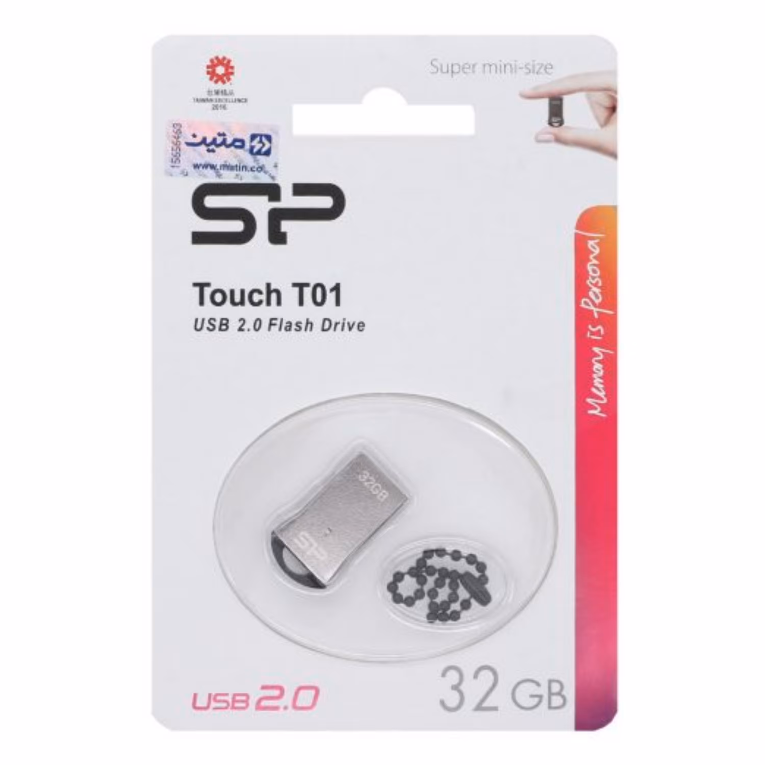 فلش 32GB سیلیکون پاور Touch T01 