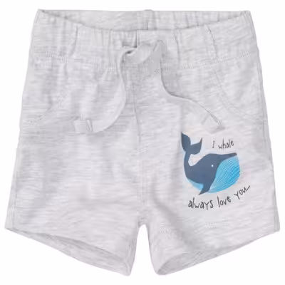 شلوارک بچگانه برند آلمانی lupilu سایز 6تا12 ماه رنگ طوسی شلوارک لوپیلو