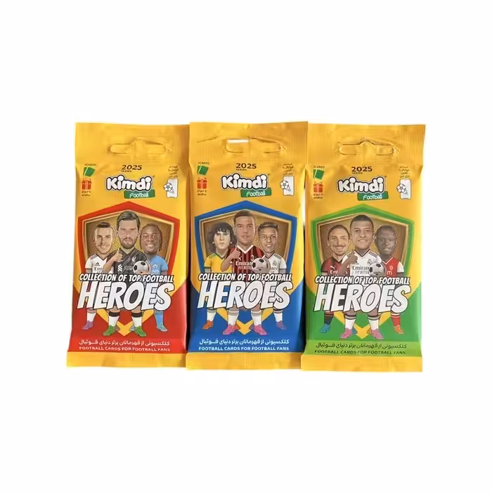 اسباب بازی شانسی کیمدی مدل فوتبالی 2025 بسته 3 عددی