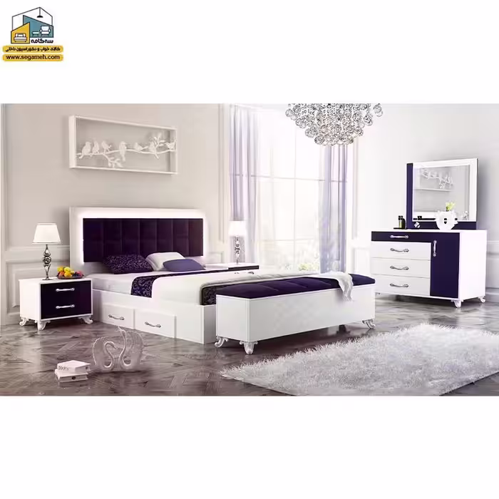 سرویس خواب دو نفره مدل ویونا کد BDS842