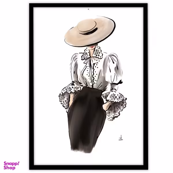 تابلو بکلیت طرح فشن مد و لباس زنانه مدل B-15082