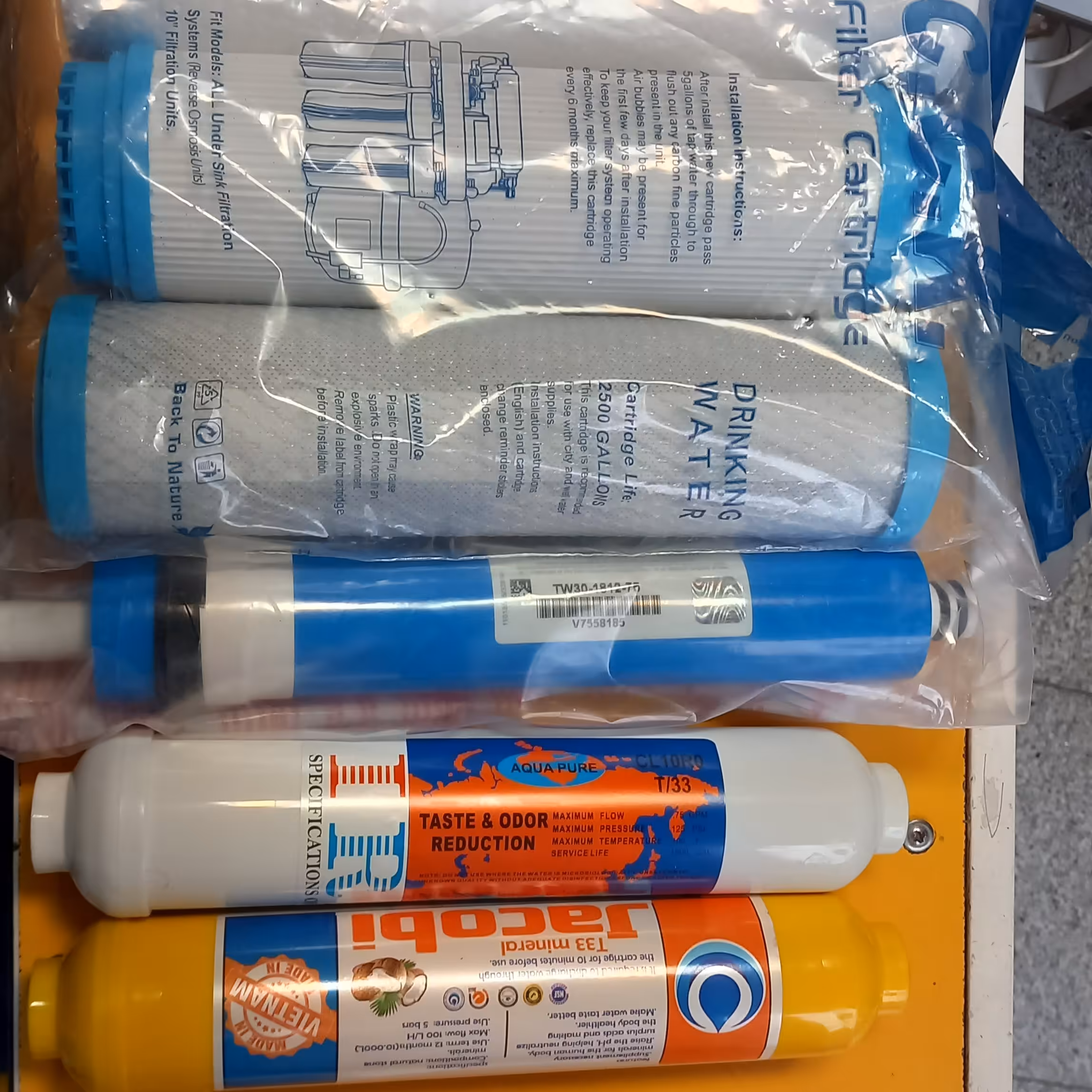 فیلتر تصفیه آب ست کامل