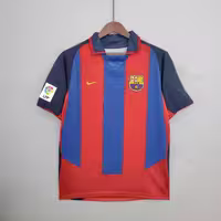 لباس کلاسیک بارسلونا 2004-2003 کیت اول