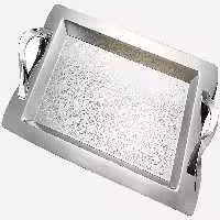 سینی استیل گلدار بزرگ نیوهوم کد: NH08-1215