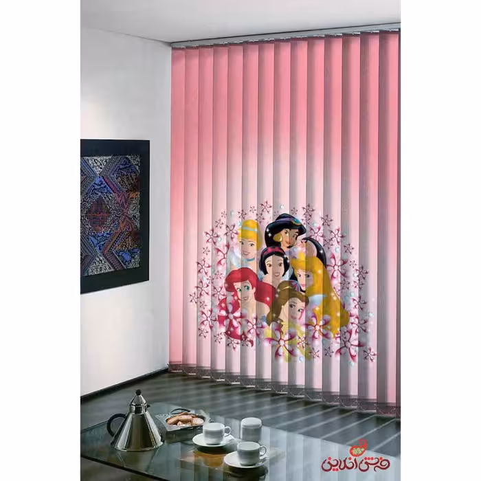 پرده لوردراپه تصویری کودک طرح شخصیت های کارتونی کد 768