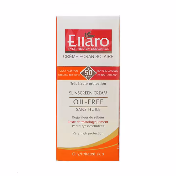 کرم ضد آفتاب الارو بدون رنگ فاقد چربی 40 میل spf 50 - فروشگاه اینترنتی افخمی