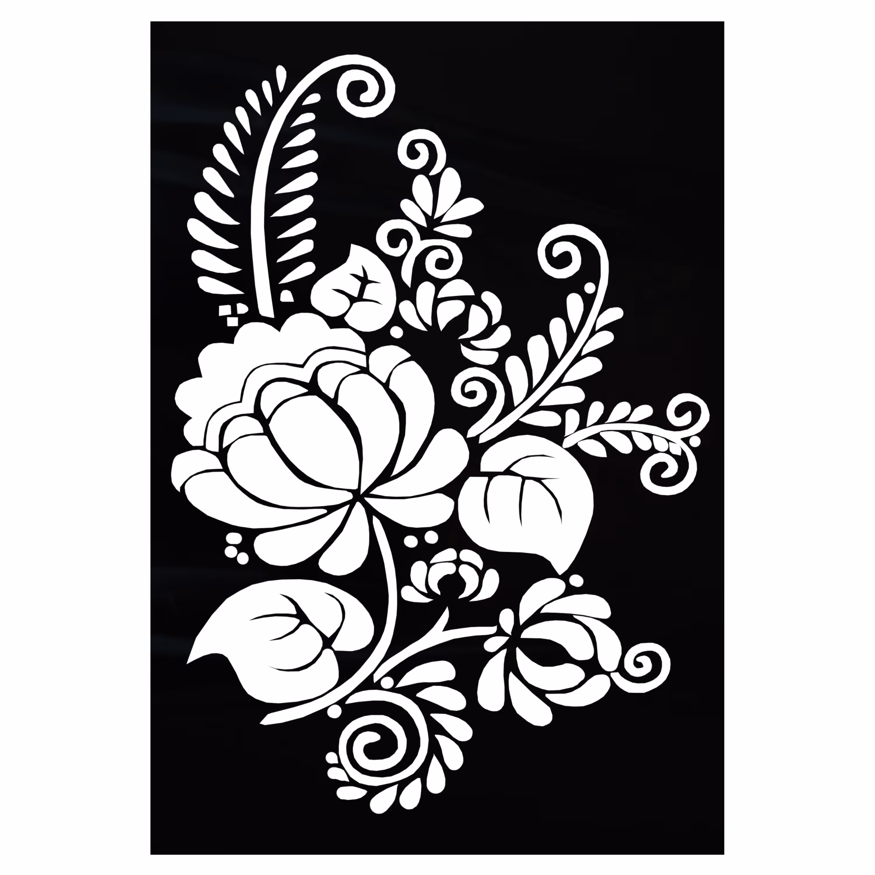 شابلون استنسیل طرح کوکب ابعاد 20در 29 CM