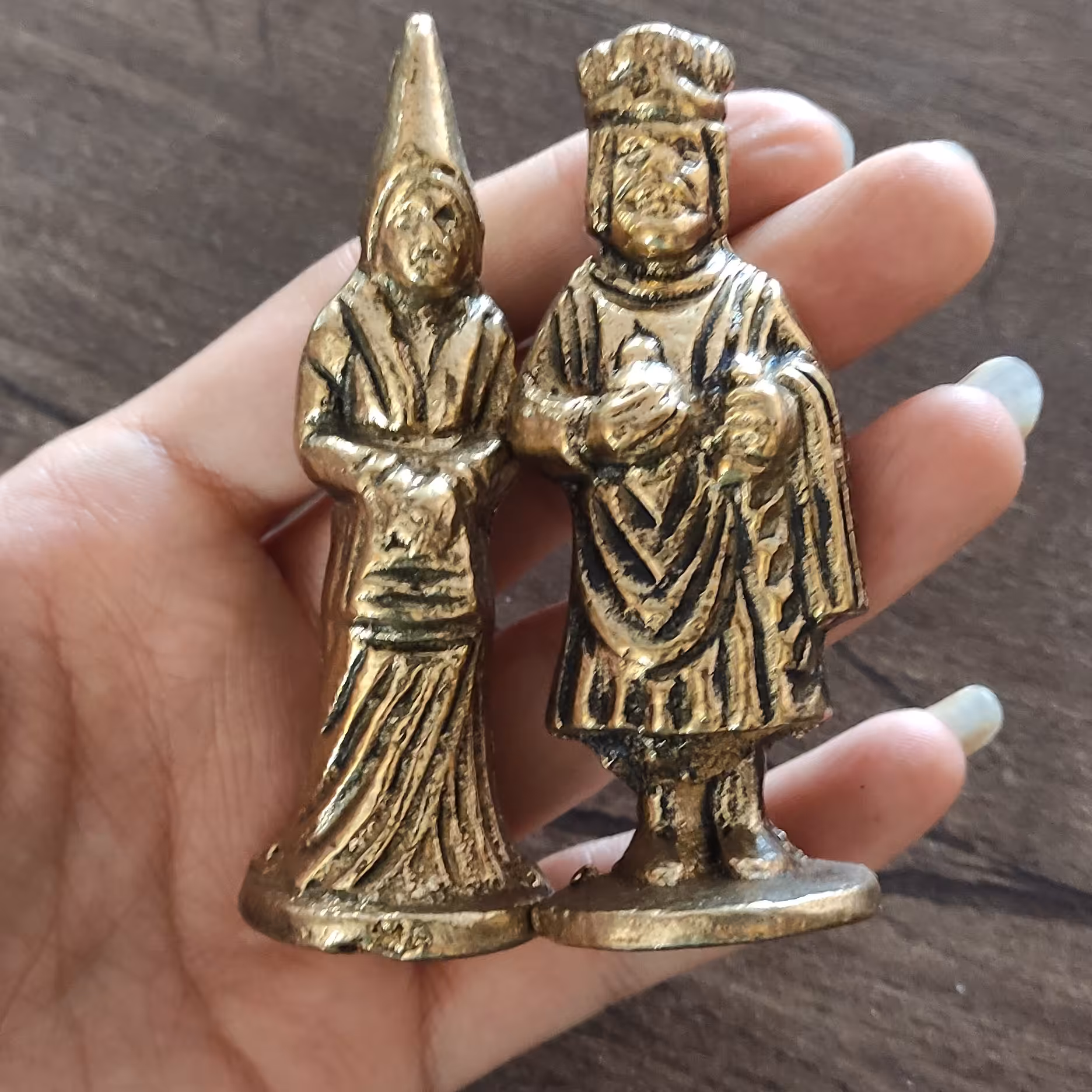 مجسمه جنس برنج طرح شاهزاده و ملکه