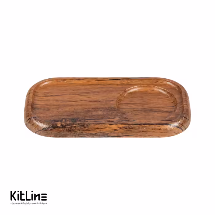 سینی سرو مستطیلی چوبی 19×10 سانتیمتری