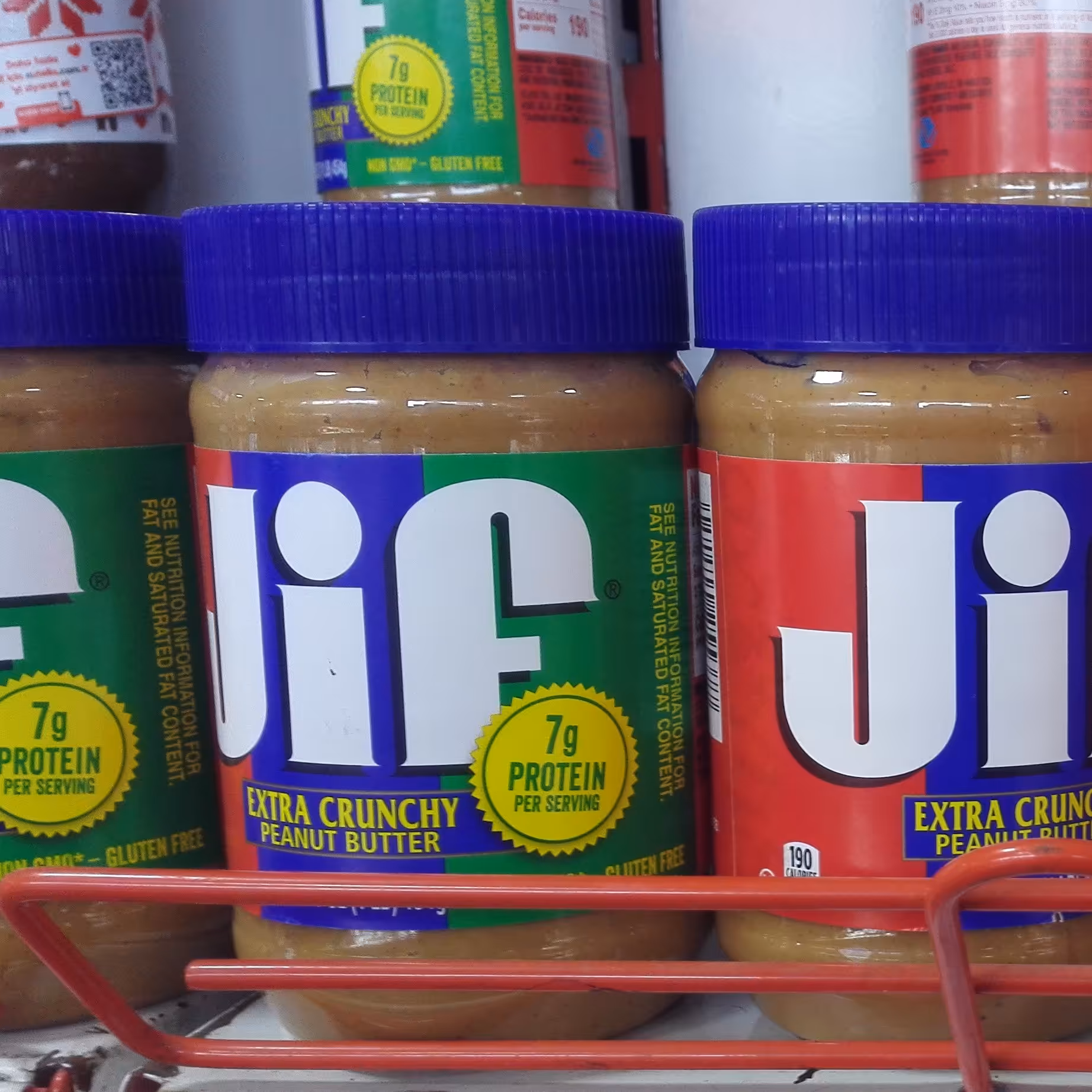 کره بادام زمینی جیف Jif  آبی اصل ارسال از مرز ترکیه بازرگان